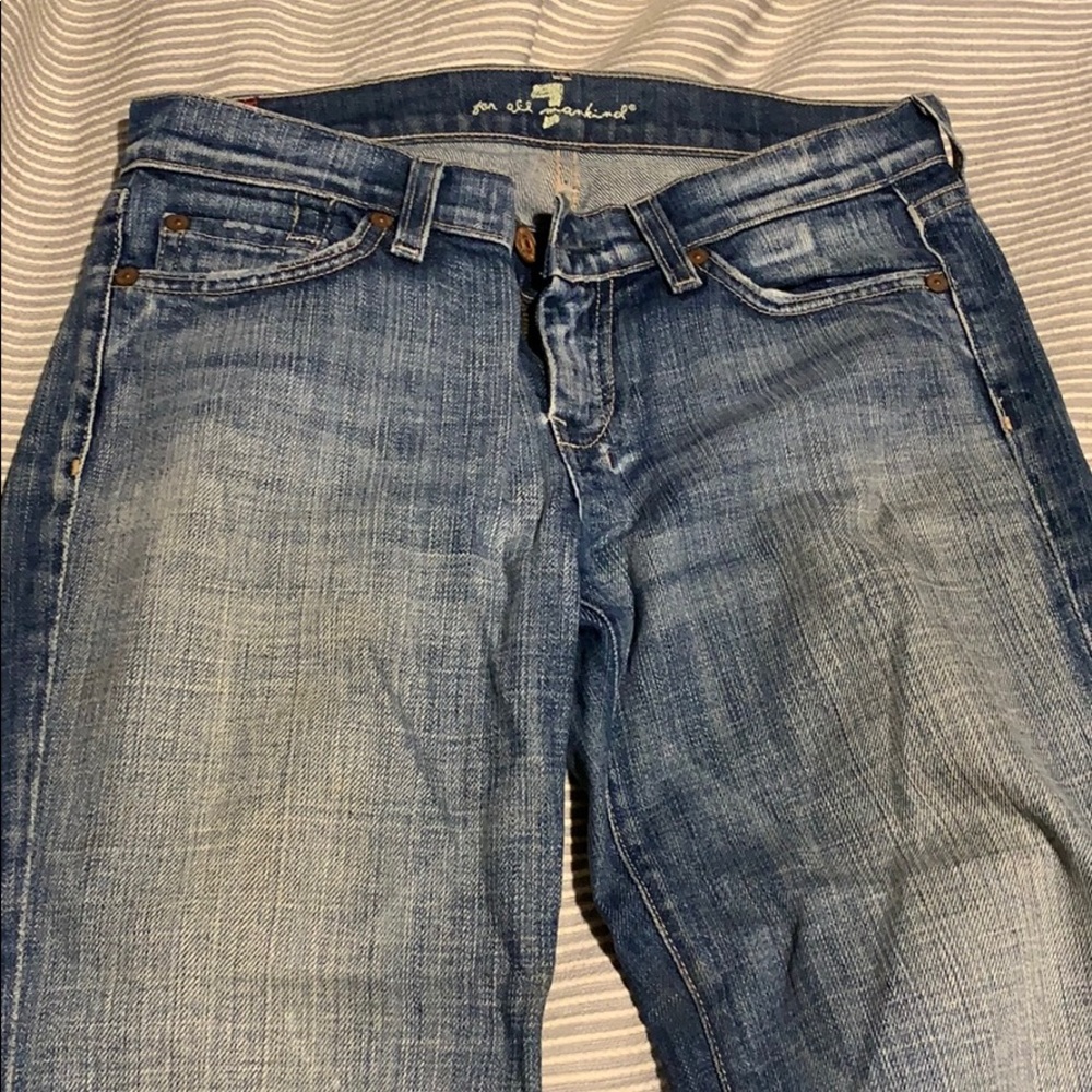 Seven crop jeans